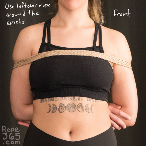 One Rope Box Tie Wrist Finish