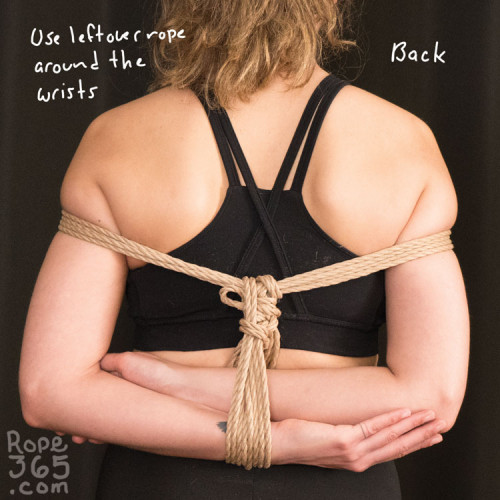 One Rope Box Tie Wrist Finish