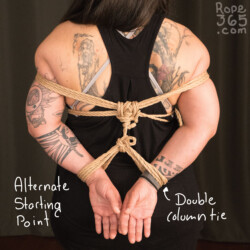 Double column One Rope Box Tie